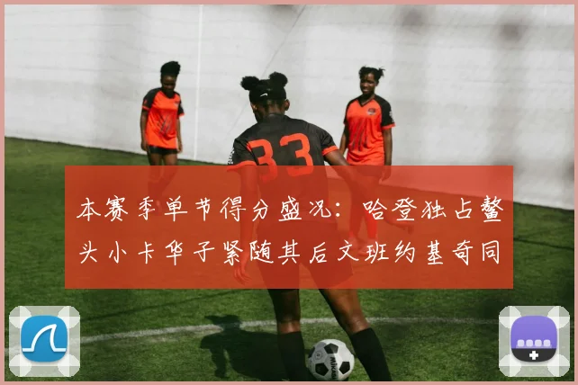 本赛季单节得分盛况：哈登独占鳌头小卡华子紧随其后文班约基奇同创佳绩